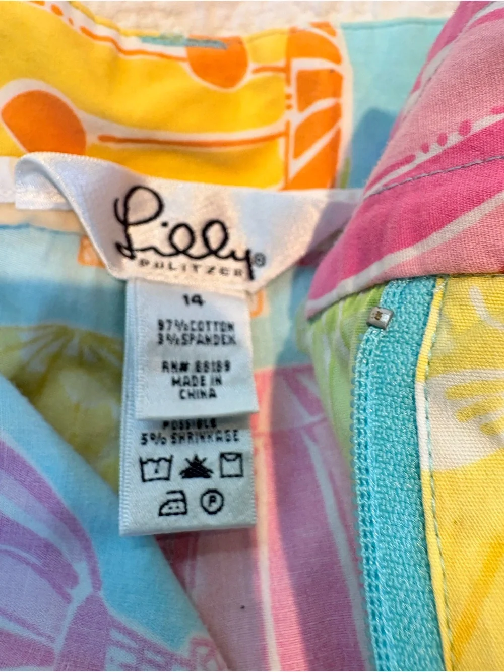 LILLY PULITZER BERMUDA SHORTS 🎈BALLOON RACE SIZE 14